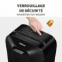 Fellowes Powershred LX25, Découpage en particules, 4x37 mm, 11,5 L, 2000 mmmin, 6 feuilles, P-4