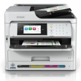 Epson WorkForce Pro WF-C5890DWF, Jet d'encre, Impression couleur, 4800 x 1200 DPI, A4, Impression directe, Noir, Gris