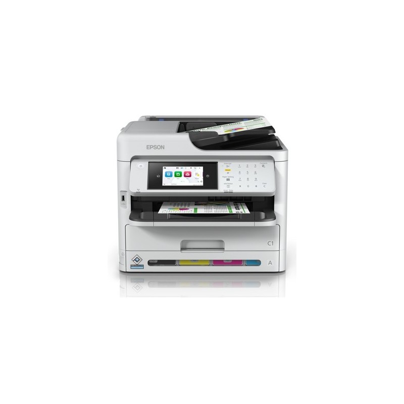 Epson WorkForce Pro WF-C5890DWF, Jet d'encre, Impression couleur, 4800 x 1200 DPI, A4, Impression directe, Noir, Gris