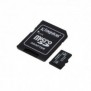 Kingston Carte 8GB microSDHC Industrielle C10 A1 pSLC + adaptateur SD, 8 Go, MicroSDHC, Classe 10, UHS-I, 100 Mos, 80 Mos