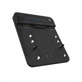 ICY BOX IB-2915MSCL-C31, HDD, SSD, SATA, Série ATA II, Série ATA III, 2.5,3.5,M.2, USB 3.2 Gen 2 3.1 Gen 2 Type-C, Noir, Plastique