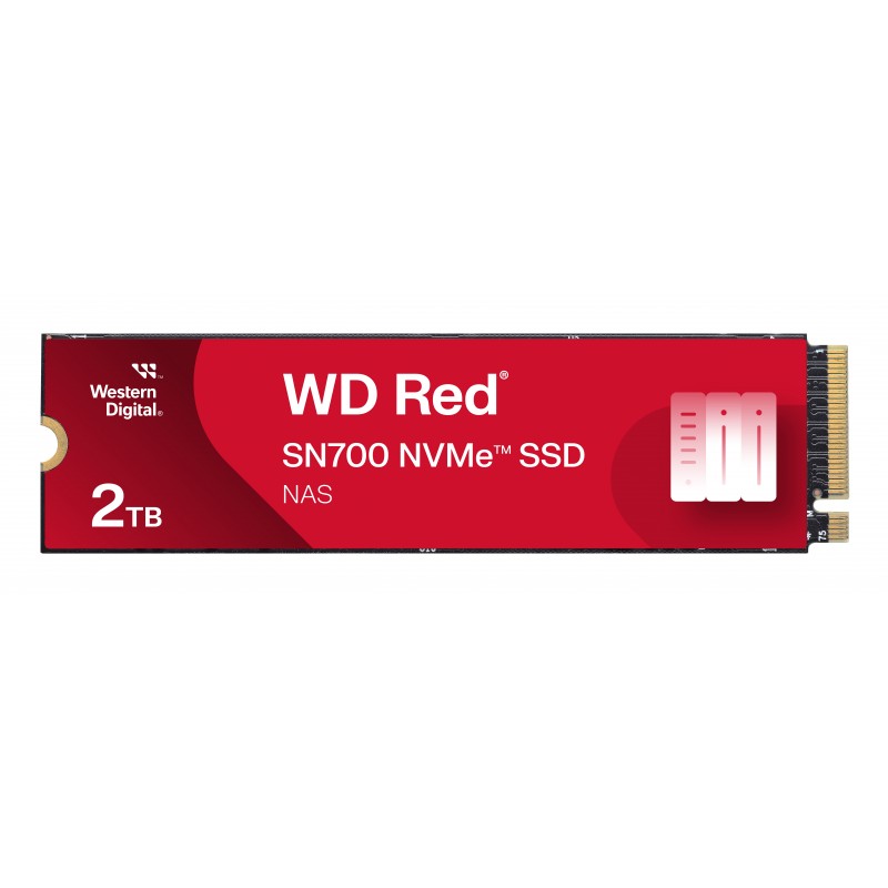 WD SanDisk Red WD SN700 NVMe, 2 To, M.2, 3400 Mos, 8 Gbits
