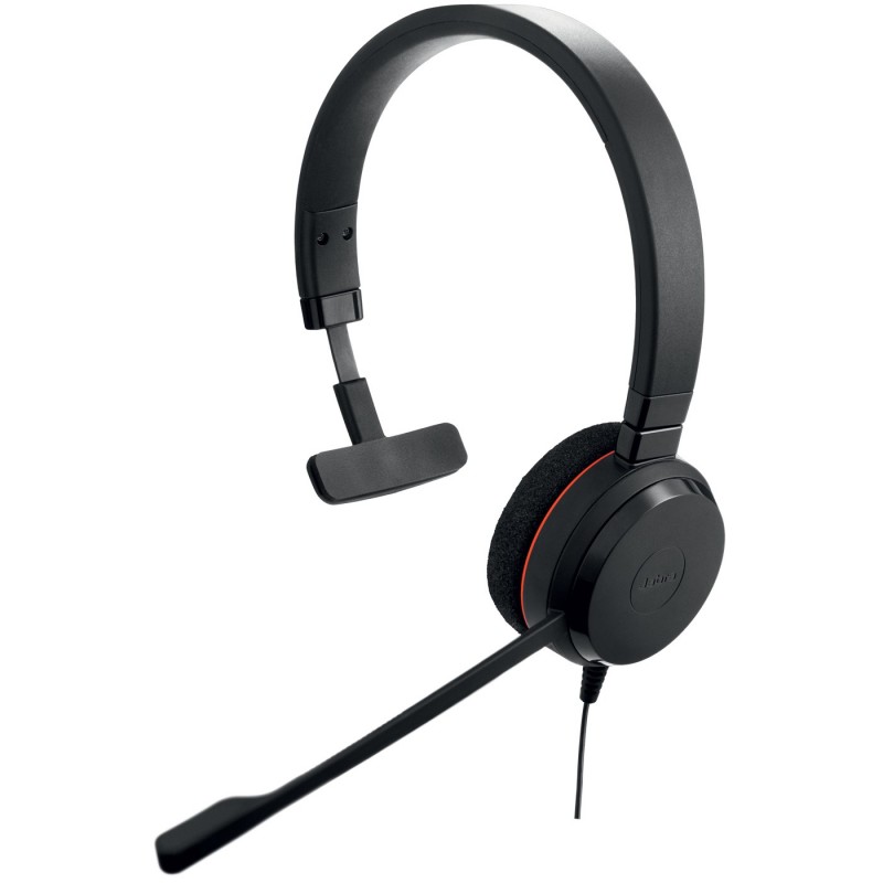 Jabra Evolve 20, Avec fil, 150 - 7000 Hz, BureauCentre d'appels, 104 g, Casque, Noir