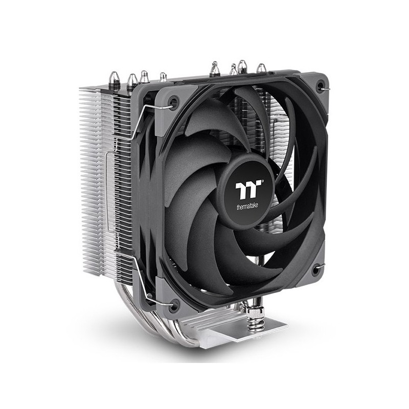 Thermaltake UX400, Refroidisseur d'air, 12 cm, 700 trmin, 1800 trmin, Noir, Argent