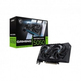 MSI GeForce RTX 5050 8G GAMING OC, GeForce RTX 5050, 8 Go, GDDR6, 128 bit, 7680 x 4320 pixels, PCI Express x16 5.0