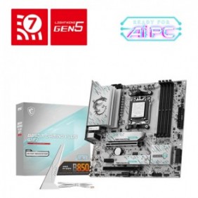 MSI B850M GAMING PLUS WIFI, AMD, Emplacement AM5, AMD Ryzen 7000 Series, AMD Ryzen 8000 Series, AMD Ryzen 9000 Series, Emplacement AM5, DDR5-SDRAM, 256 Go