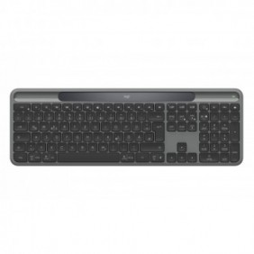 Logitech Signature Slim Solar+ K980, Sans fil, RF sans fil + Bluetooth, QWERTZ, Graphite
