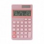 Genie 212 P, Poche, Calculatrice basique, 12 chiffres, BatterieSolaire, Rose
