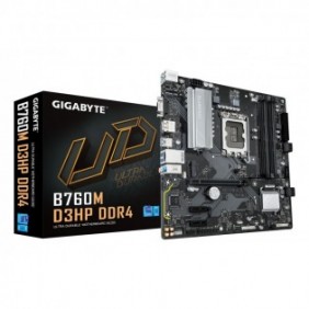 Gigabyte B760M D3HP DDR4 Carte Mère - Prend en charge les processeurs Intel Core de 14e génération, VRM numérique 4+1+1 phases, jusqu'à 5333MHz DDR4 , 2xPCIe 4.0 M.2, LAN GbE, USB 3.2 Gen1, Intel, LGA 1700, Intel® Celeron®, Intel® Core™ i3