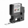 Dymo Bagues Thermorétractables IND- 12mm x1,5m, Noir sur blanc, Multicolore, -55 - 135 C, UL 224, MIL-STD-202G, MIL-81531, SAE-DTL 230535 1, 3, DYMO, Rhino