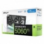 PNY GeForce RTX 5060 Ti OC, GeForce RTX 5060 Ti, 8 Go, GDDR7, 128 bit, 7680 x 4320 pixels, PCI Express x8 5.0
