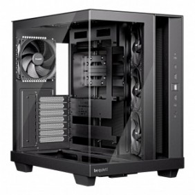Be Quiet! Light Base 500 Noir | Boîtier PC vitré, Mini ITX Micro ATX ATX, 4 ventilateurs Pure Wings 3 120 mm, Midi Tower, PC, Noir, ATX, micro ATX, Mini-ITX, Acrylonitrile-Butadiène-Styrène , Verre, Acier, Gaming