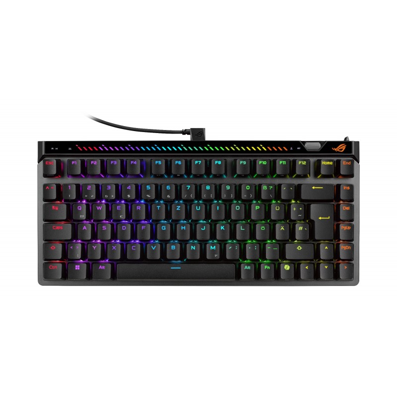 ASUS ROG Falchion Ace 75 HE, 75%, Avec fil, USB, Magnetic-mechanical key switch, LED RGB, Noir