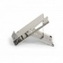 Bakker Ergo-Q 260 Notebook Stand, Supports de Laptop, Gris, Aluminium, 25,4 cm 10", 40,6 cm 16", 3 kg