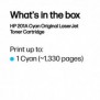 HP 201A toner LaserJet Cyan authentique, 1330 pages, Cyan, 1 pièce