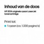 HP 201A toner LaserJet Cyan authentique, 1330 pages, Cyan, 1 pièce