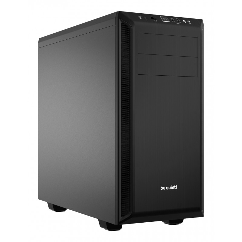 Be Quiet! Pure Base 600 Noir | Boîtier PC, Mini ITX Micro ATX ATX,1 ventilateur Pure Wings 2 120 mm, 1 ventilateur Pure Wings 2 140 mm, Midi Tower, PC, Noir, ATX, micro ATX, Mini-ITX, Synthétique ABS, Acier, Jouer