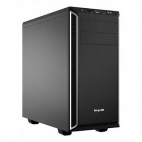 Be Quiet! Pure Base 600 Argent | Boîtier PC, Mini ITX Micro ATX ATX,1 ventilateur Pure Wings 2 120 mm, 1 ventilateur Pure Wings 2 140 mm, Midi Tower, PC, Noir, Argent, ATX, micro ATX, Mini-ITX, Synthétique ABS, Acier, Gaming