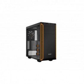 Be Quiet! Pure Base 600 Orange | Boîtier PC vitré, Mini ITX Micro ATX ATX,1 ventilateur Pure Wings 2 120 mm, 1 ventilateur Pure Wings 2 140 mm, Midi Tower, PC, Noir, Orange, ATX, micro ATX, Mini-ITX, Synthétique ABS, Plastique, Acier, Verre trempé