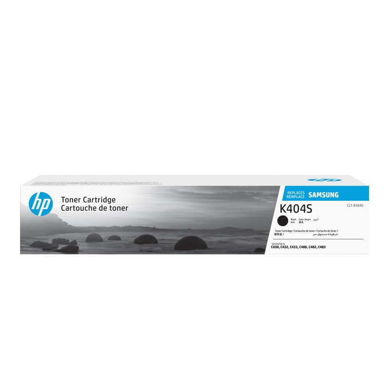 HP Samsung CLT-K404S Toner noir authentique, 1500 pages, Noir, 1 pièce