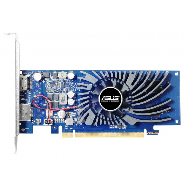 ASUS GT1030-2G-BRK, GeForce GT 1030, 2 Go, GDDR5, 64 bit, 7680 x 4320 pixels, PCI Express 3.0