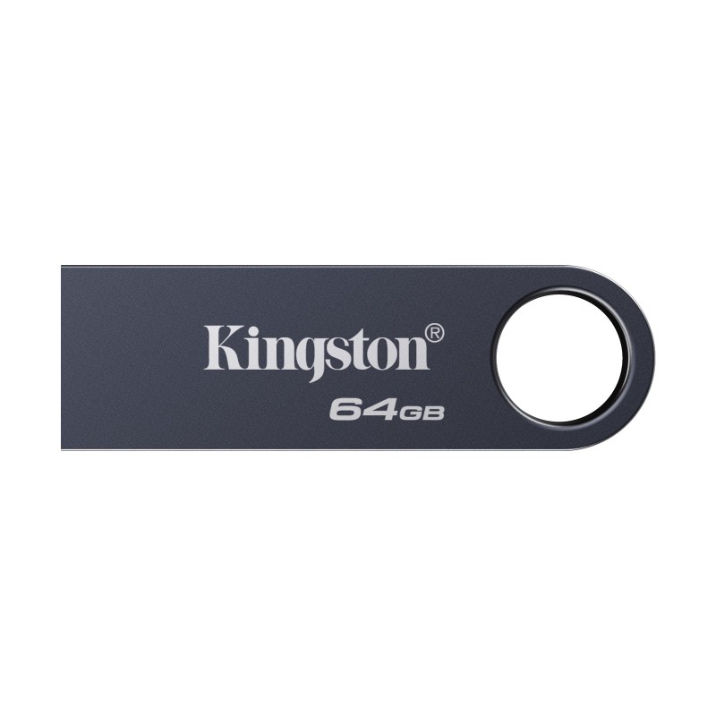 Kingston DataTraveler 64 Go SE9 G3 - Nickel foncé, 64 Go, USB Type-A, 3.2 Gen 1 3.1 Gen 1, 220 Mos, Sans capuchon, Noir