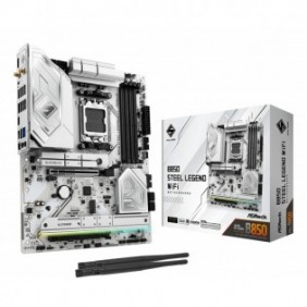 ASRock B850 Steel Legend WiFi, AMD, Emplacement AM5, AMD Ryzen 7000 Series, AMD Ryzen 8000 Series, AMD Ryzen 9000 Series, Emplacement AM5, DDR5-SDRAM, 256 Go
