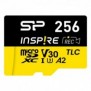 Silicon Power Inspire, 256 Go, MicroSDXC, Classe 10, UHS-I, 170 Mos, 150 Mos