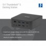 Club 3D CSV-2562, Avec fil, Thunderbolt 5, 140 W, 3,5 mm, 10,100,1000,2500 Mbits, Noir