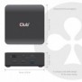 Club 3D CSV-2562, Avec fil, Thunderbolt 5, 140 W, 3,5 mm, 10,100,1000,2500 Mbits, Noir
