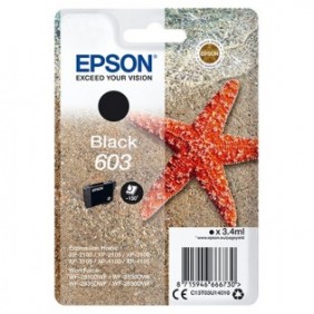 Epson Singlepack Black 603 Ink, Rendement standard, 3,4 ml, 1 pièce