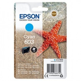 Epson Singlepack Cyan 603 Ink, Rendement standard, 2,4 ml, 1 pièce