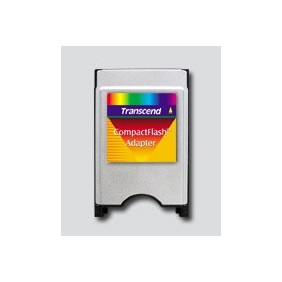 Transcend CompactFlash Adapter, CF, Argent, CompactFlash Type I, CEFCCBSMIRCM, 54 mm, 5 mm