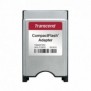 Transcend CompactFlash Adapter, CF, Argent, CompactFlash Type I, CEFCCBSMIRCM, 54 mm, 5 mm