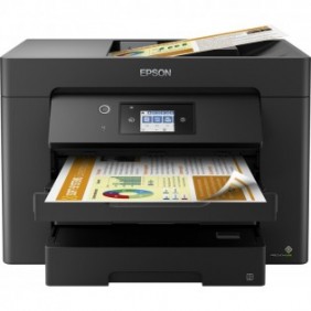 Epson WorkForce WF-7830DTWF, Jet d'encre, Impression couleur, 4800 x 2400 DPI, Numérisation couleur, A3, Noir
