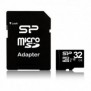 Silicon Power SP032GBSTH010V10SP, 32 Go, MicroSDHC, Classe 10, UHS-I, 40 Mos, Class 1