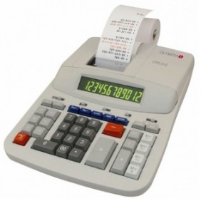 Olympia CPD 512, Bureau, Calculatrice imprimante, 12 chiffres, 1 lignes, Blanc