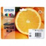 Epson Oranges Multipack 5-colours 33 Claria Premium Ink, Rendement standard, Encre à pigments, Encre à colorant, 6,4 ml, 4,5 ml, 1 pièce