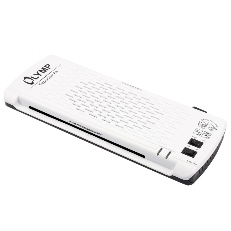 Olympia A 235 PLUS, 23,5 cm, Laminoir à froidà chaud, 380 mmmin, 80 µm, 125 µm, 5 min