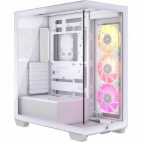 Corsair iCUE LINK 3500X RGB, Midi Tower, PC, Blanc, EATX, Acier, Verre trempé, Jouer