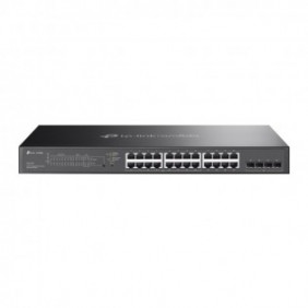 TP-LINK Omada SG2428LP, Géré, L2L2+, Gigabit Ethernet 101001000, Connexion Ethernet, supportant l'alimentation via ce port , Grille de montage