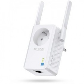 TP-LINK TL-WA865RE, Émetteur et récepteur réseau, 300 Mbits, 10100Base-T, IEEE 802.11b, IEEE 802.11g, IEEE 802.11n, 802.11b, 802.11g, Wi-Fi 4 802.11n, Blanc