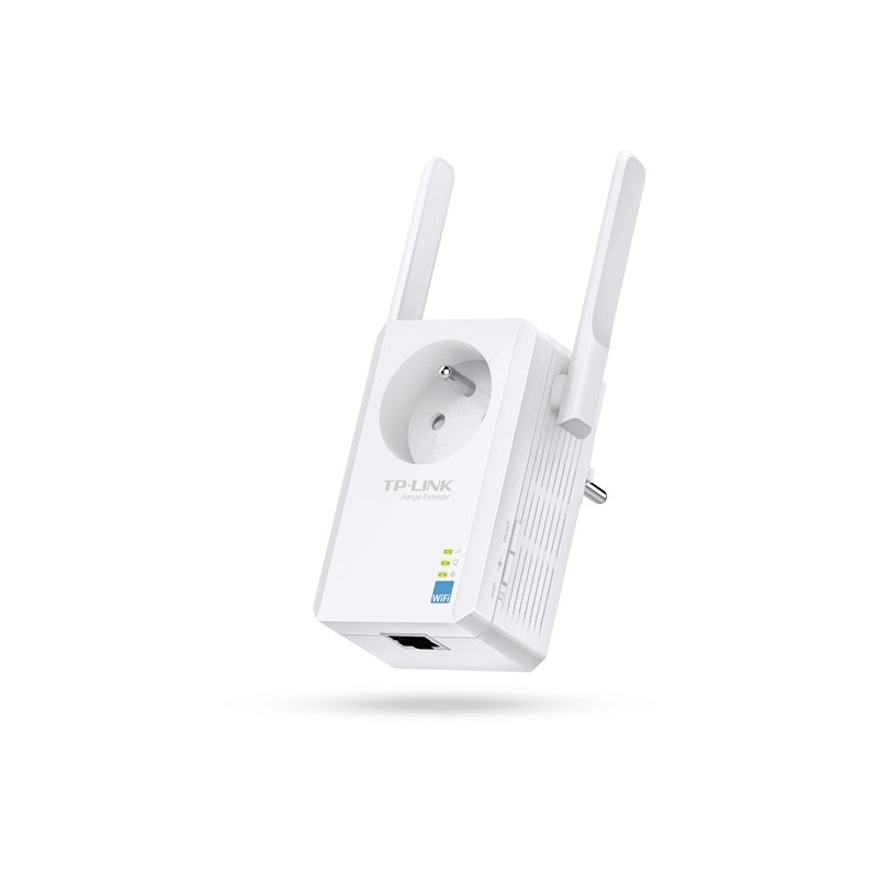 TP-LINK TL-WA865RE, Émetteur et récepteur réseau, 300 Mbits, 10100Base-T, IEEE 802.11b, IEEE 802.11g, IEEE 802.11n, 802.11b, 802.11g, Wi-Fi 4 802.11n, Blanc
