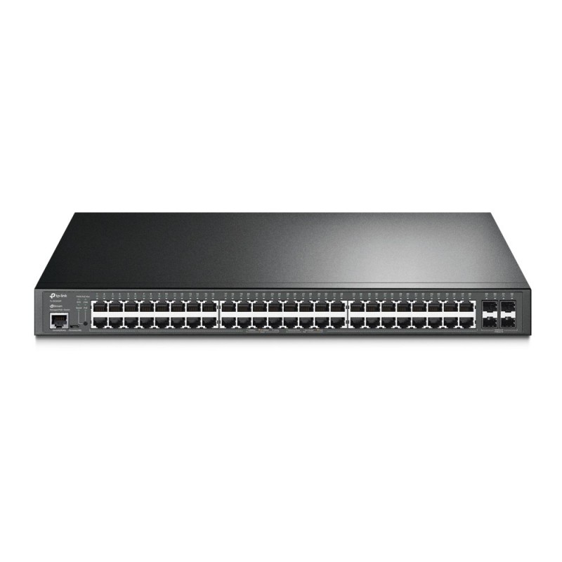 TP-LINK JetStream TL-SG3452P, Géré, L2L3, Gigabit Ethernet 101001000, Connexion Ethernet, supportant l'alimentation via ce port , Grille de montage, 1U