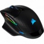 Corsair DARK CORE RGB PRO, Droitier, Optique, RF Wireless + Bluetooth + USB Type-A, 18000 DPI, Noir