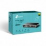 TP-LINK TL-SG108PE, Géré, L2, Gigabit Ethernet 101001000, Connexion Ethernet, supportant l'alimentation via ce port
