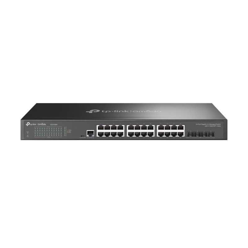 TP-LINK Omada SG3428X, Géré, L2+L3, Gigabit Ethernet 101001000, Grille de montage, 1U