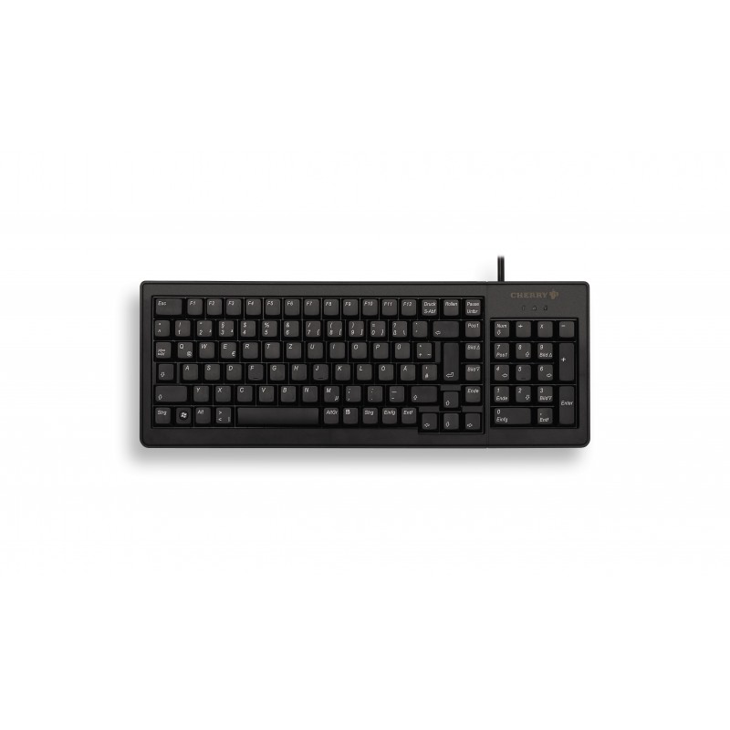 Cherry XS Complete G84-5200, Taille réelle 100 %, Avec fil, USB, Clavier mécanique, QWERTY, Noir