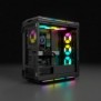 Corsair CC-9011230-WW, Midi Tower, PC, Noir, ATX, maisonbureau, Bleu, Vert, Rouge