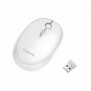 LogiLink ID0205, Ambidextre, RF sans fil + Bluetooth, 1600 DPI, Blanc